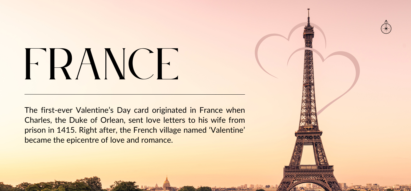 valentines day traditions in france