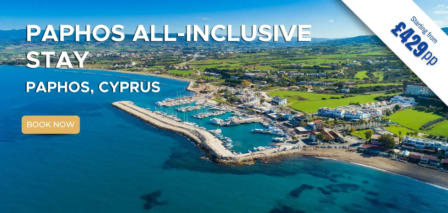 Paphos All-Inclusive Stay W/Flights