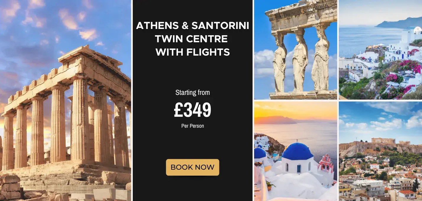 Athens and Santorini Twin Centre W/Flights