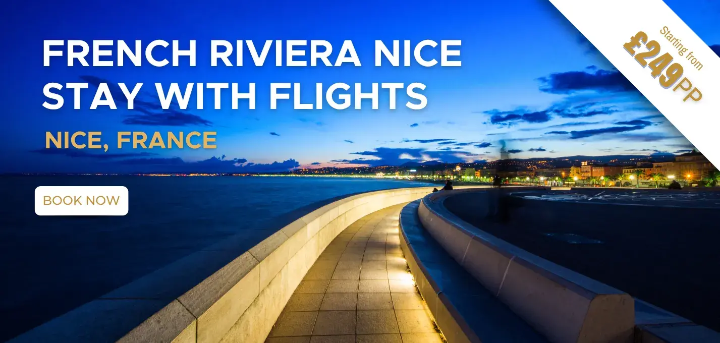 French Riviera Nice Stay W/Flights