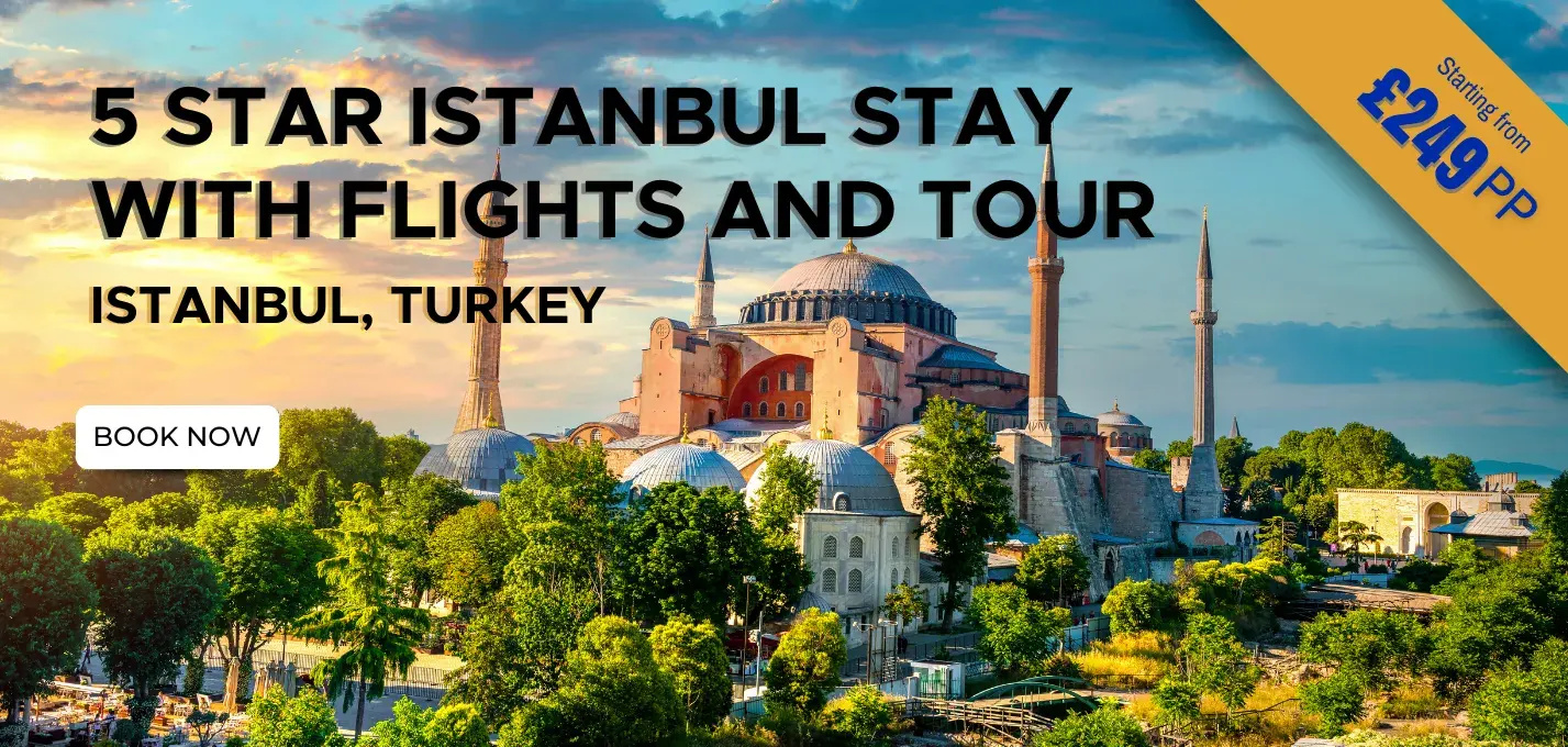 5 Star Istanbul Stay W/Flights and Tour