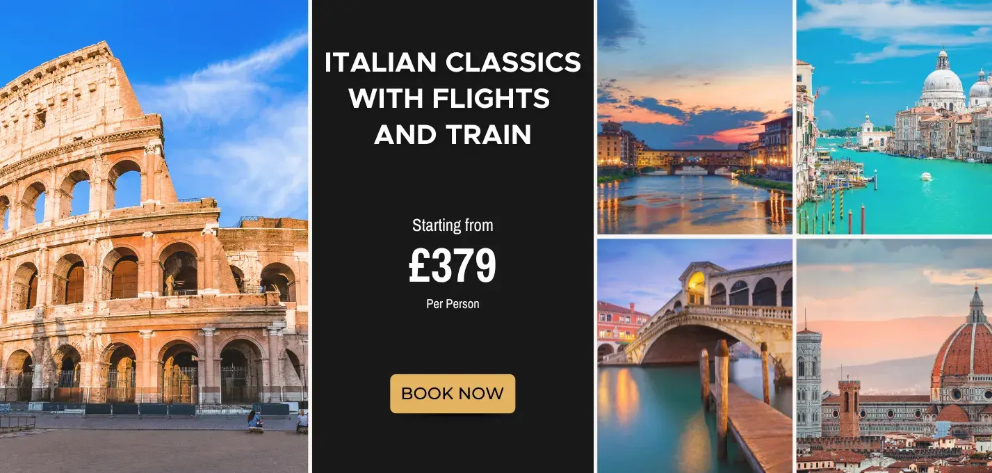 Italian Classics W/Flights and Train