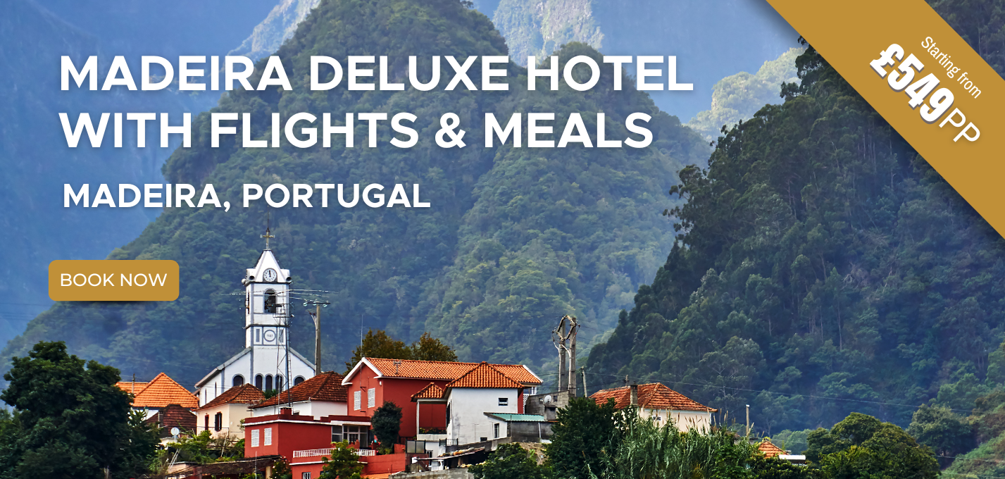 Madeira Deluxe Hotel W/Flights and meals