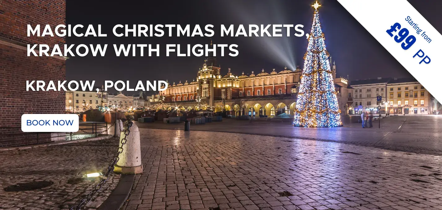 Magical Christmas Markets, Krakow W/Flights
