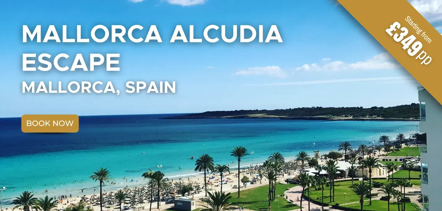 Mallorca Alcudia Escape W/Flights and Meals