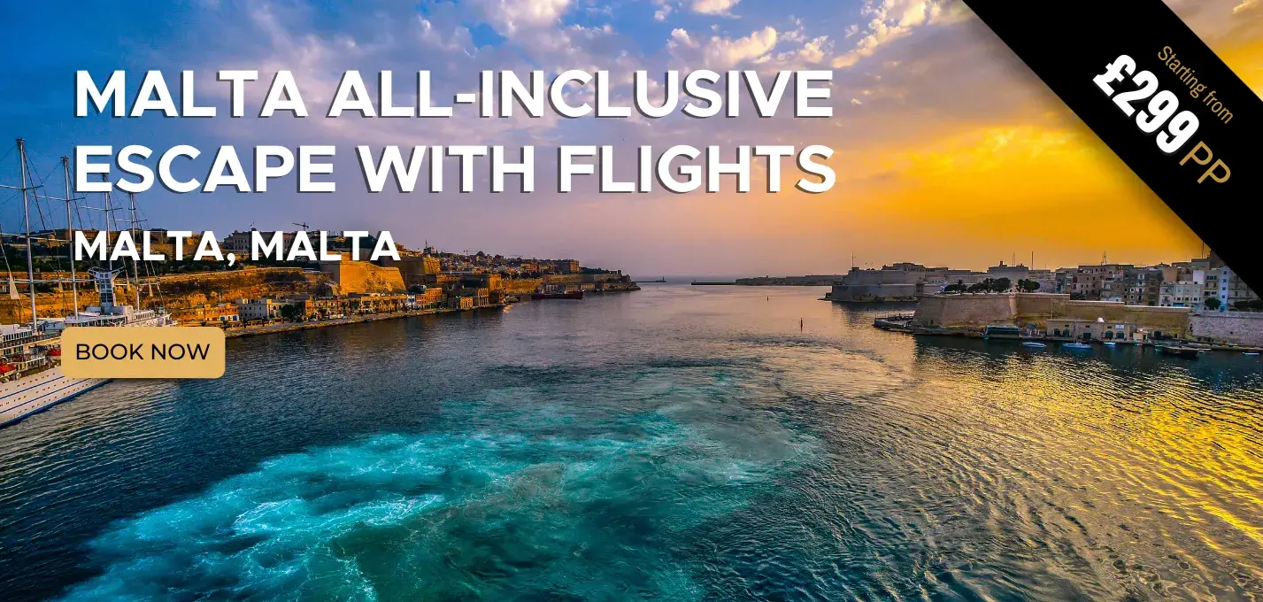 Malta All-Inclusive Escape W/Flights