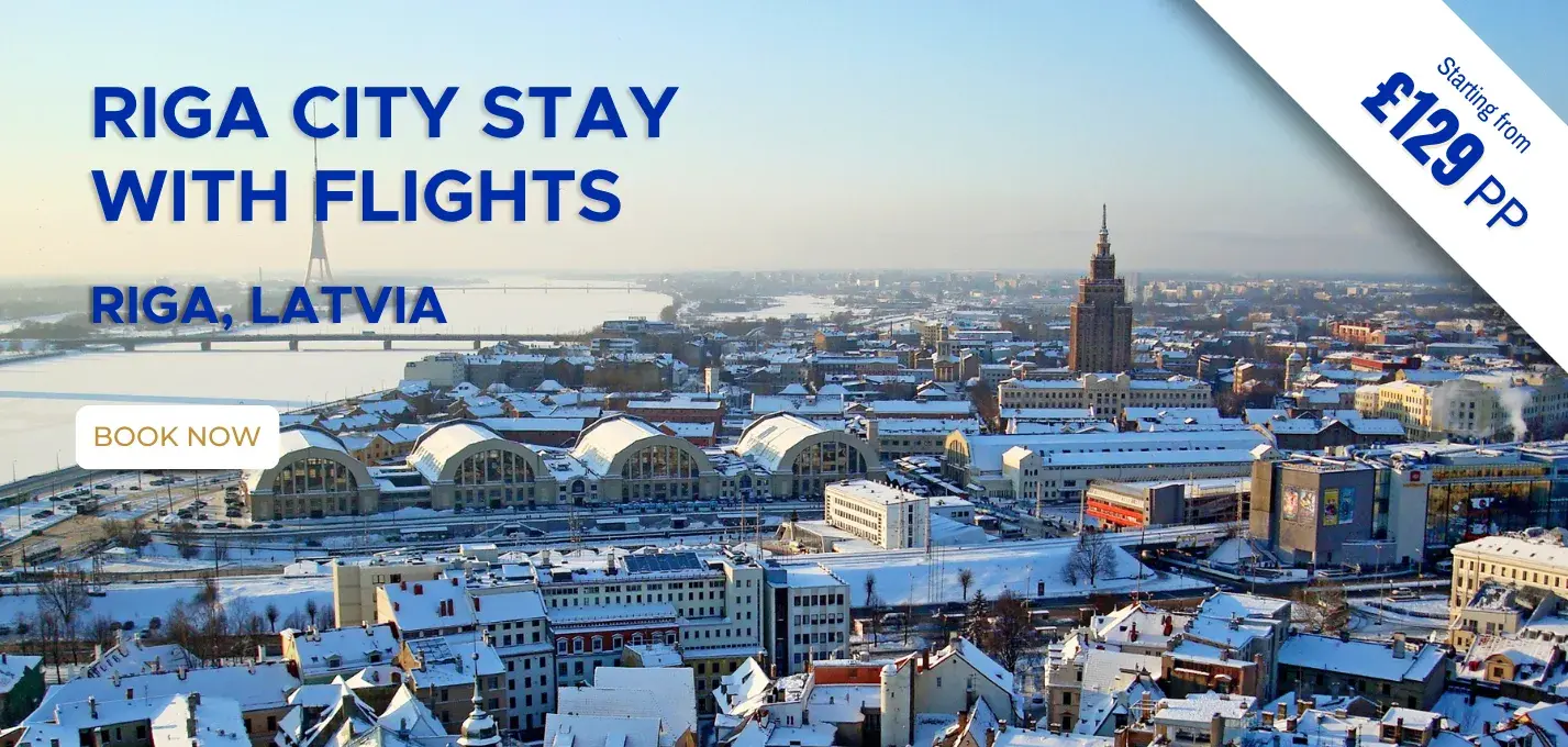 Riga City Stay W/Flights