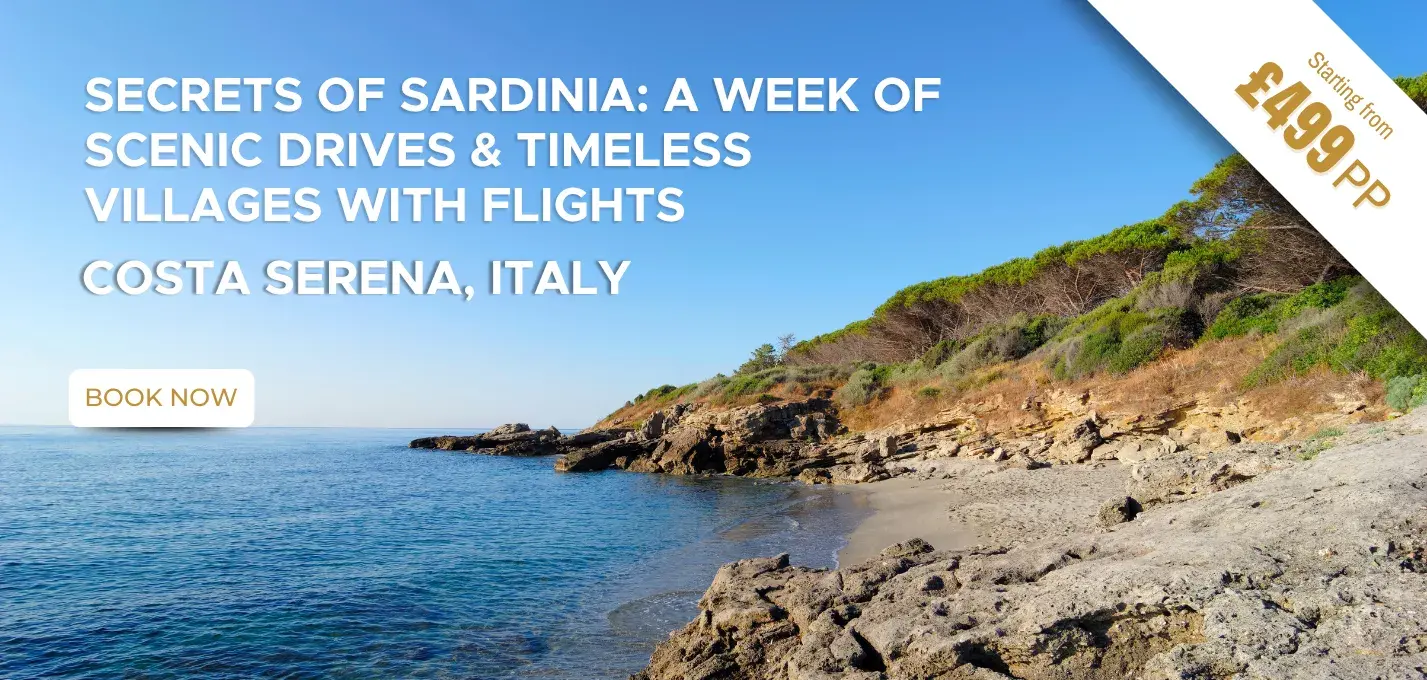 Secrets of Sardinia: A Week of Scenic Drives & Timeless Villages W/Flights